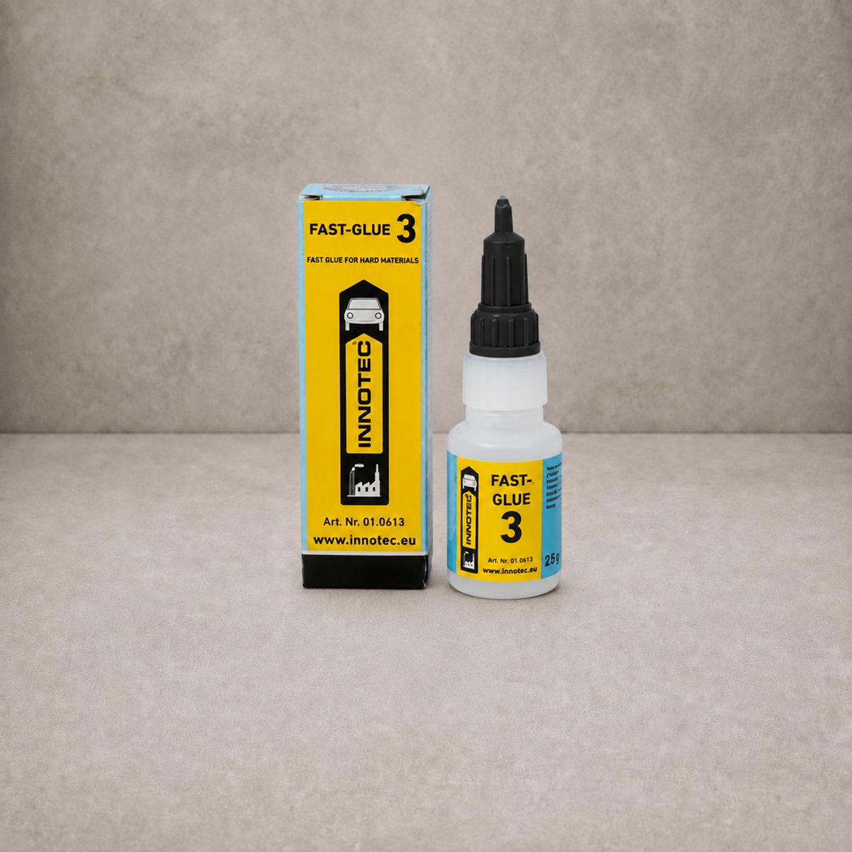 Innotec Fast-Glue – 20 g · Flasche, 3 - für harte Materialien – Artikelnummer 1580