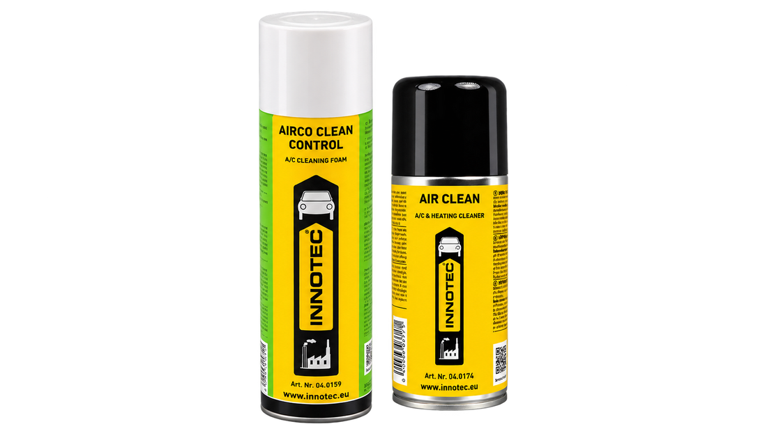 Innotec Airco Clean Control und Air Clean New zur Reinigung der Auto-Klimaanlage