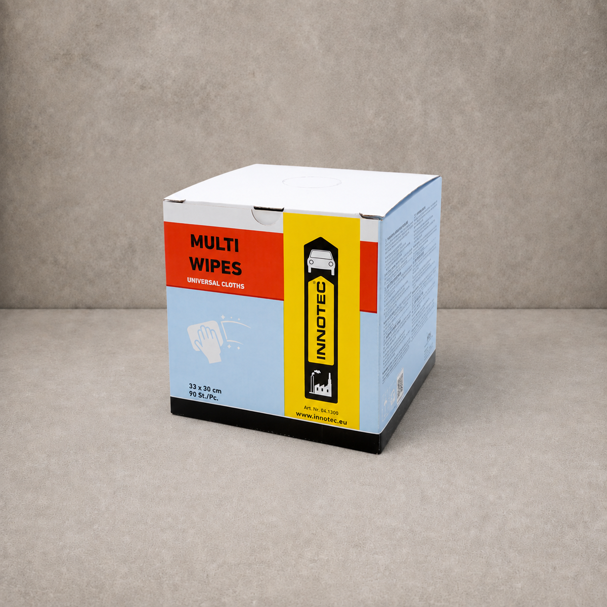 Innotec Multi Wipes – 90 Stück · Karton, 33 cm x 30 cm – Artikelnummer 1092-90