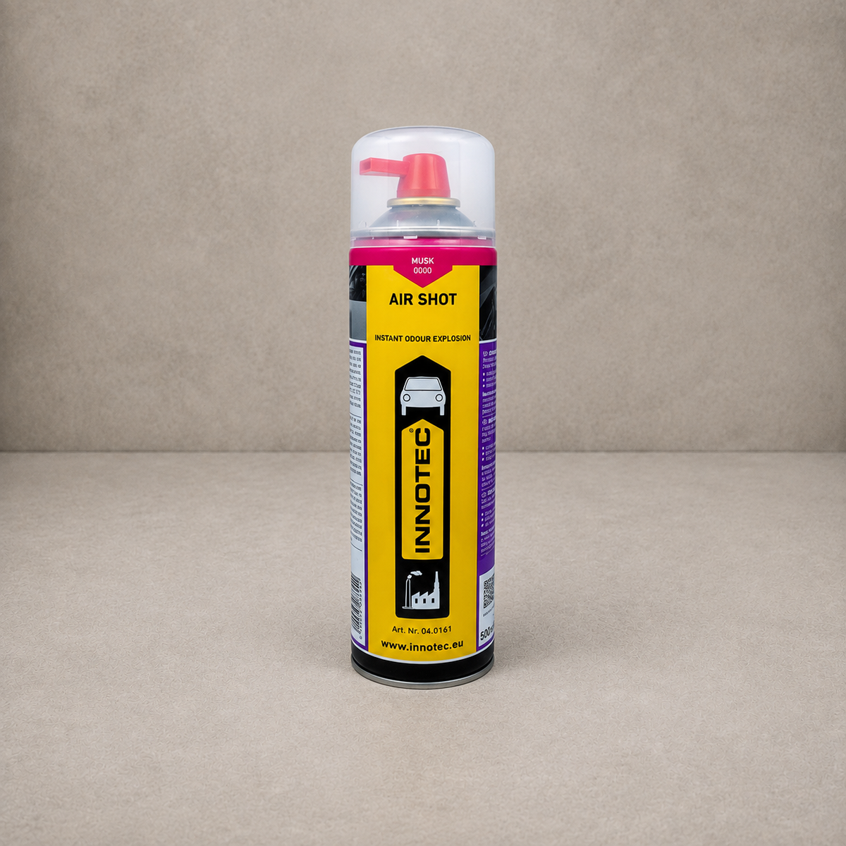 Innotec Air Shot – 500 ml · Aerosol, Standard, Musk (Pink) – Artikelnummer 1213-05