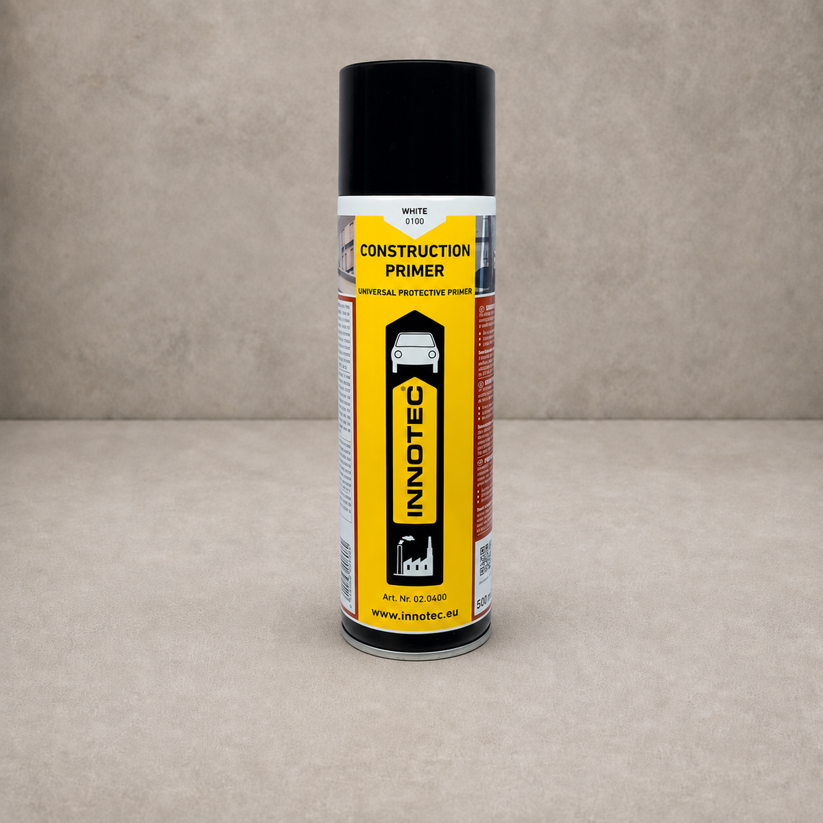 Innotec Construction Primer – 500 ml · Aerosol, Weiß, Standard – Artikelnummer 1301-2