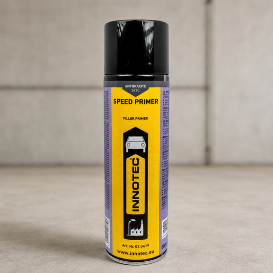 Innotec Speed Primer – 500 ml · Aerosol, Anthrazit, Standard – Artikelnummer 1302-1