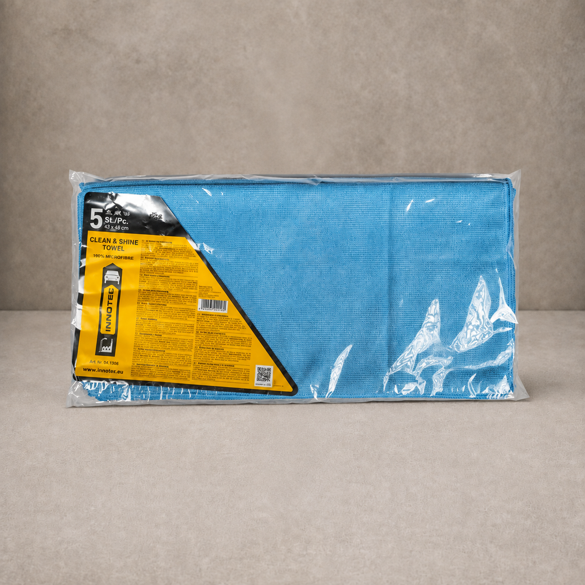 Innotec Clean & Shine Towel – 5 Stück · Packung, Blau – Artikelnummer 1350