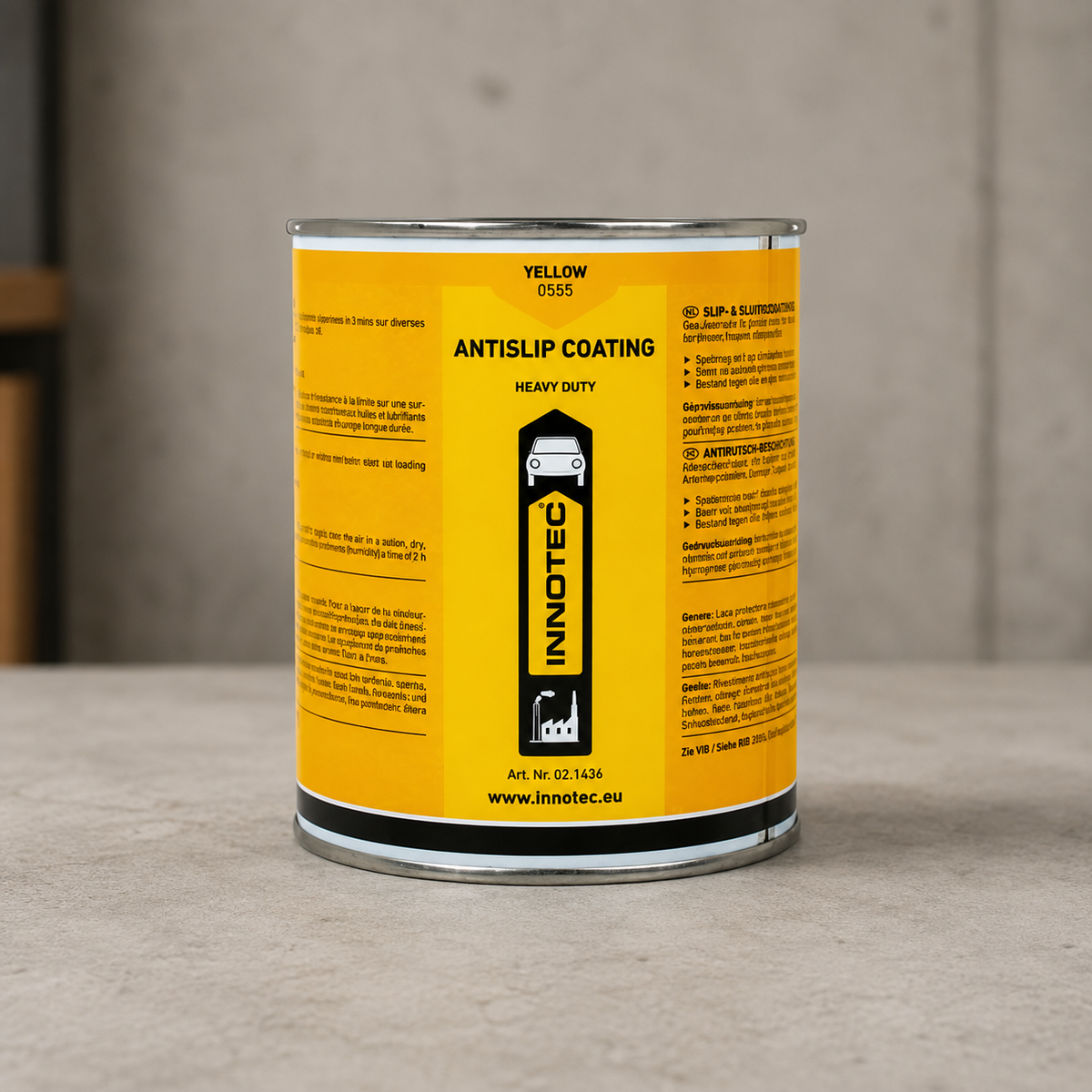 Innotec Antislip Coating – 1 Liter · Dose, Hellgrau, entspr. RAL 7040 – Artikelnummer 1368