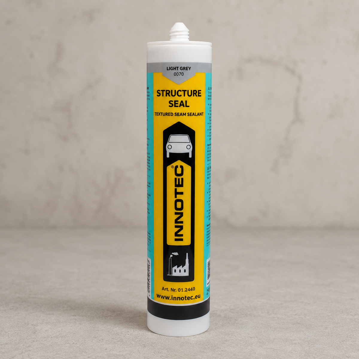 Innotec Structure Seal – 290 ml · Kartusche, Hellgrau – Artikelnummer 1392-001