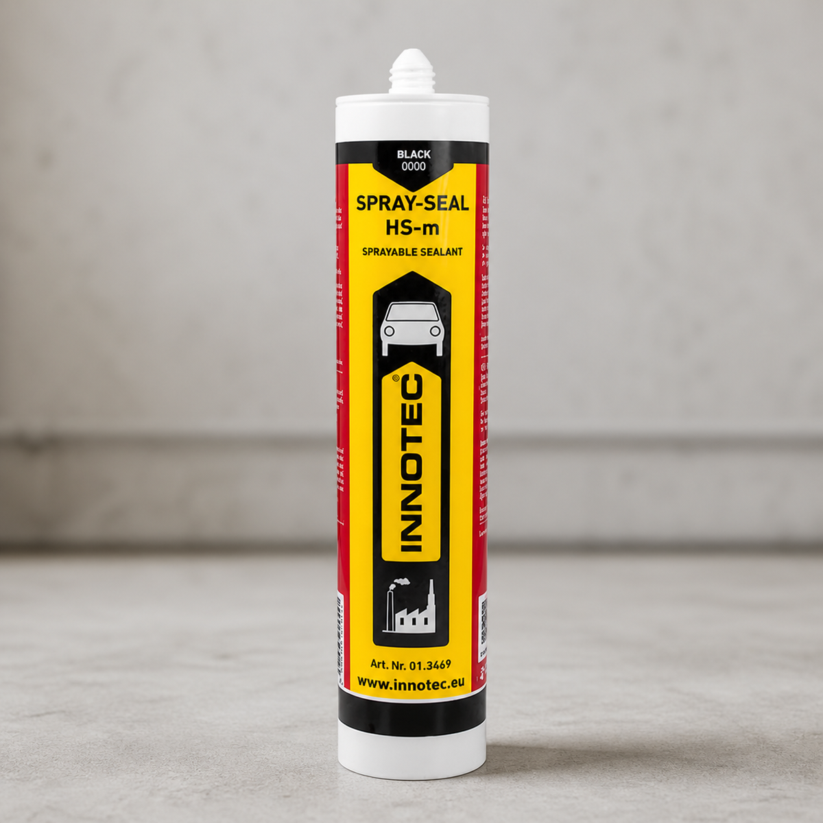 Innotec Spray-Seal HS-m – 290 ml · Kartusche, Schwarz – Artikelnummer 1398-1