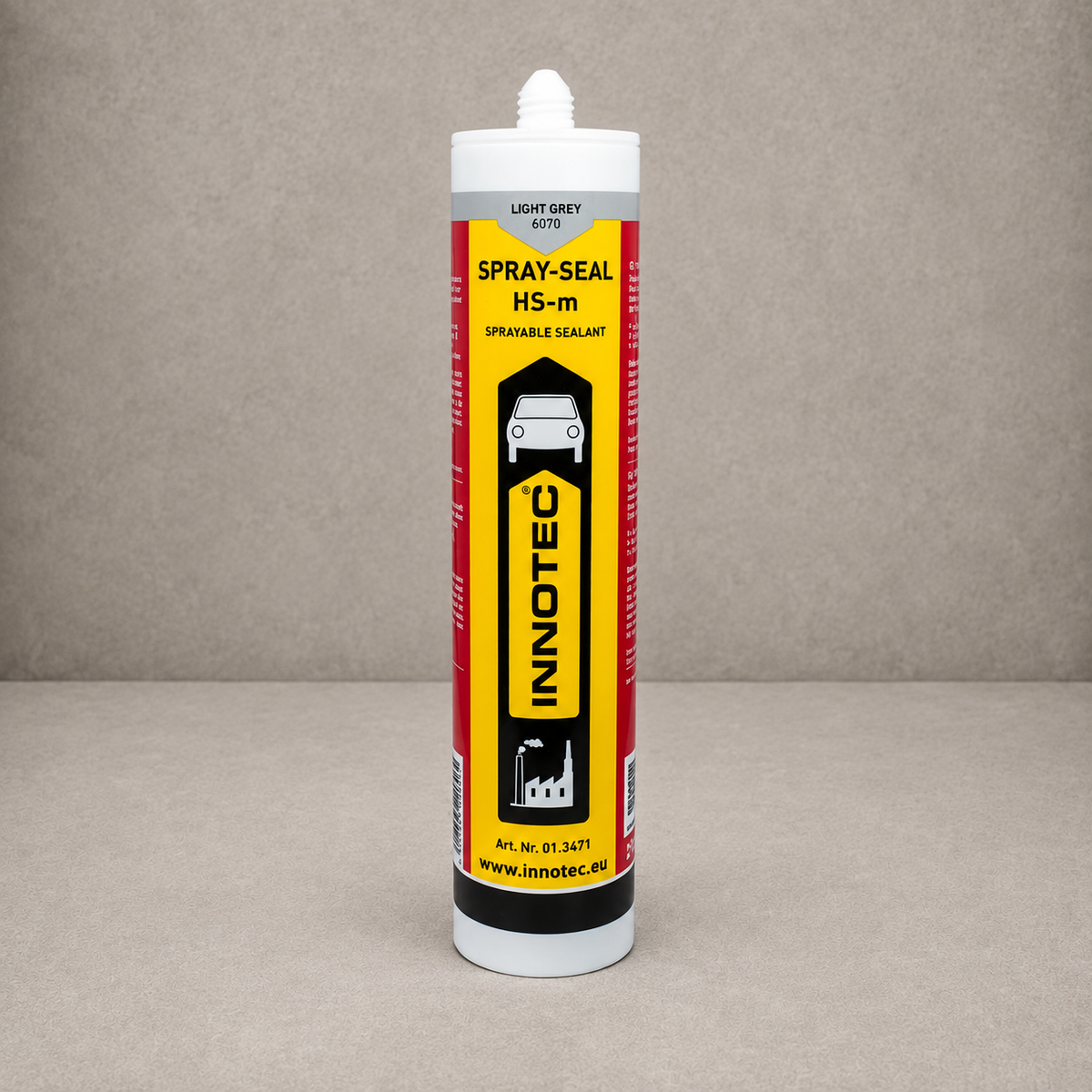 Innotec Spray-Seal HS-m – 290 ml · Kartusche, Hellgrau – Artikelnummer 1398-2