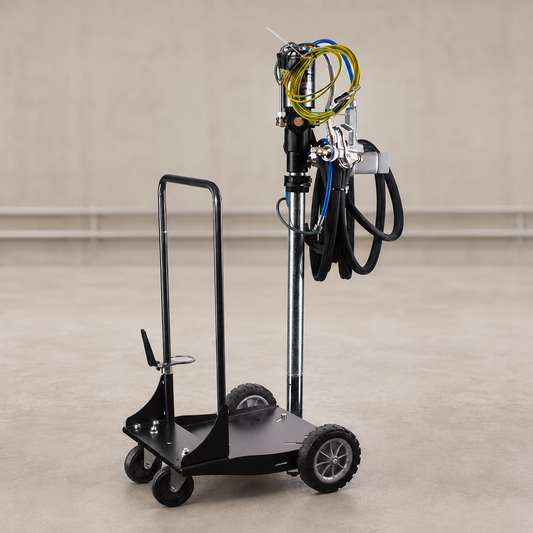Innotec Wachsförderpumpe inkl. Fasswagen + Flachstrahldüse – Artikelnummer 1495-00-3