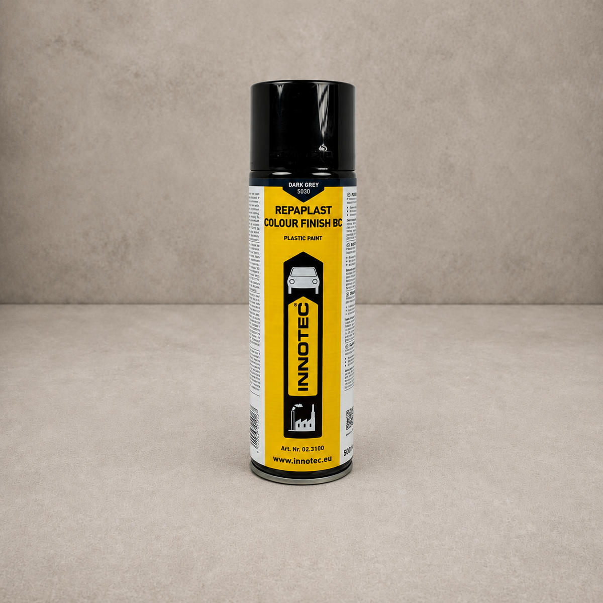 Innotec Repaplast Colour Finish Better Care – 500 ml · Aerosol, Grau, Dunkel – Artikelnummer 1573-1