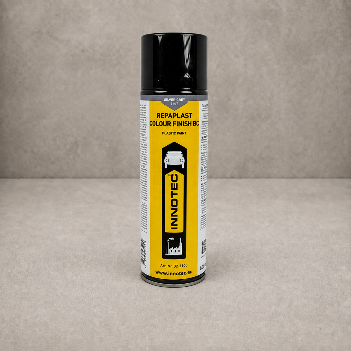 Innotec Repaplast Colour Finish Better Care – 500 ml · Aerosol, Silbergrau, Standard – Artikelnummer 1576-2