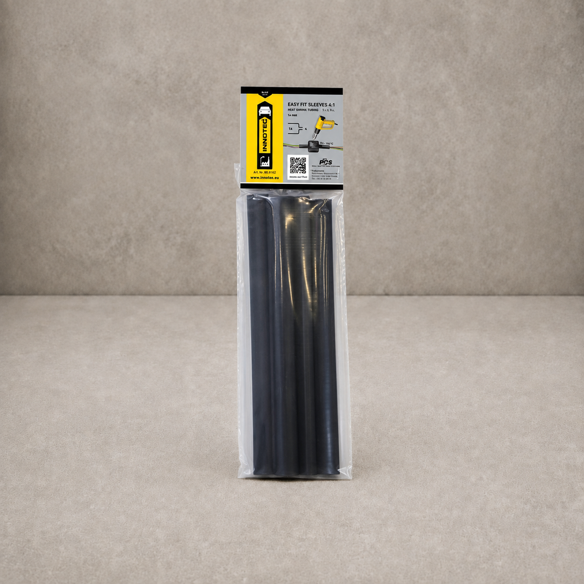 Innotec Easy Fit Sleeves – 5 Stück · Packung, Schwarz, 16:04, , 50 cm lang x 16 mm Ø – Artikelnummer 1738-16