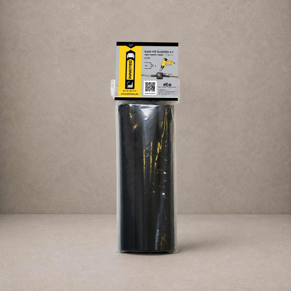Innotec Easy Fit Sleeves – 5 Stück · Packung, Schwarz, 24:06, , 50 cm lang x 24 mm Ø – Artikelnummer 1738-24
