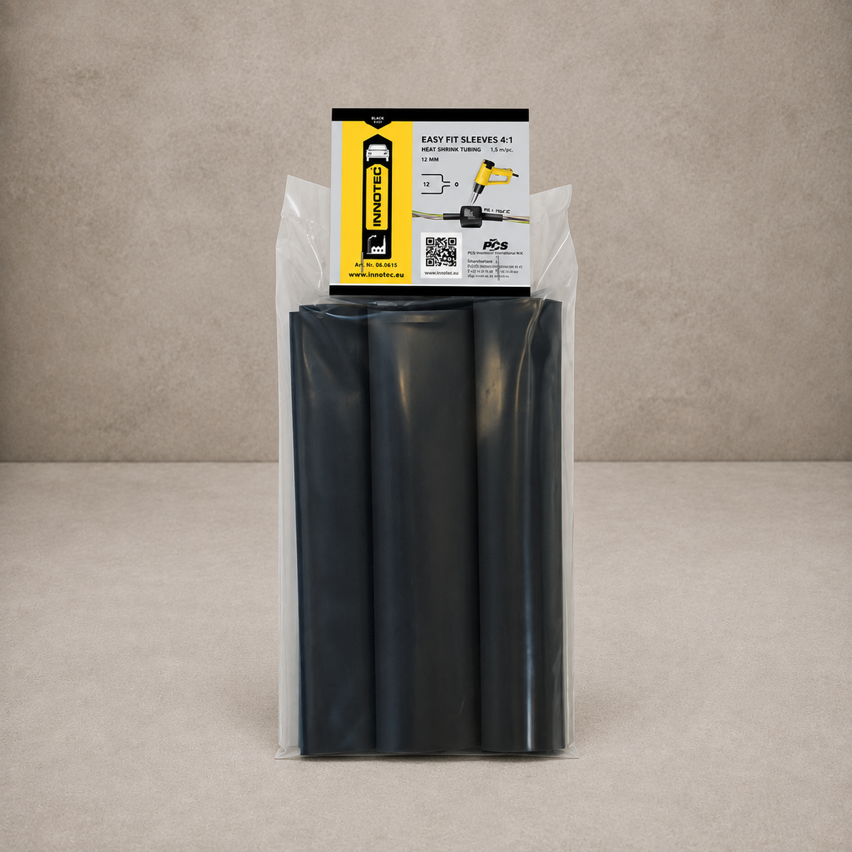 Innotec Easy Fit Sleeves – 5 Stück · Packung, Schwarz, 32:08, , 50 cm lang x 32 mm Ø – Artikelnummer 1738-32