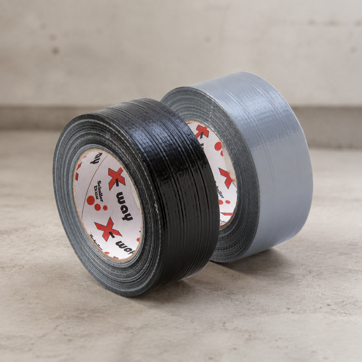 Innotec Gewebeband X-Way Pro – 50 Laufmeter · Rolle, Schwarz, 48 mm breit – Artikelnummer 2104-68