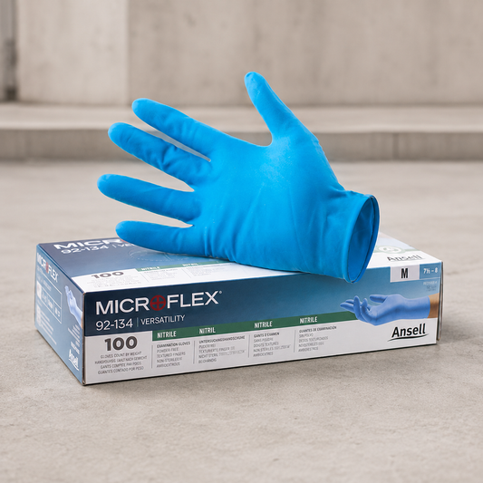 Innotec Microflex Nitril – 100 Stück · Packung, Größe 7,5-8 (M) – Artikelnummer 2112-04